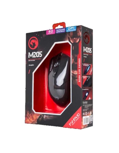 Scorpion RATÓN GAMING LED (MA-M205 BK)