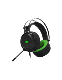 KeepOut HX10 auricular y casco Auriculares Diadema Negro, Verde