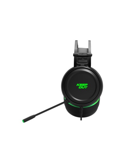 KeepOut HX10 auricular y casco Auriculares Diadema Negro, Verde