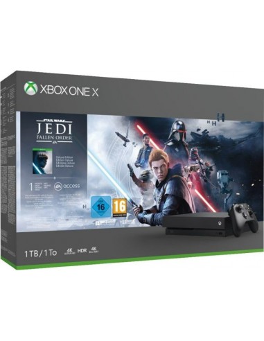 Microsoft Xbox One X Star Wars Jedi  Fallen Order Bundle Negro 1000 GB Wifi