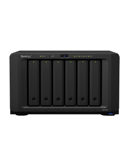 Synology DiskStation DS1618+ servidor de almacenamiento Ethernet Escritorio Negro NAS