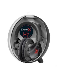 Creative Labs Sound BlasterX H7 auricular con micrófono Diadema Binaural Negro