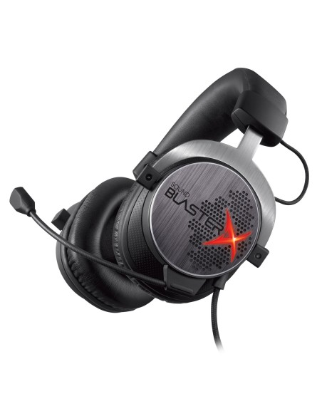 Creative Labs Sound BlasterX H7 auricular con micrófono Diadema Binaural Negro