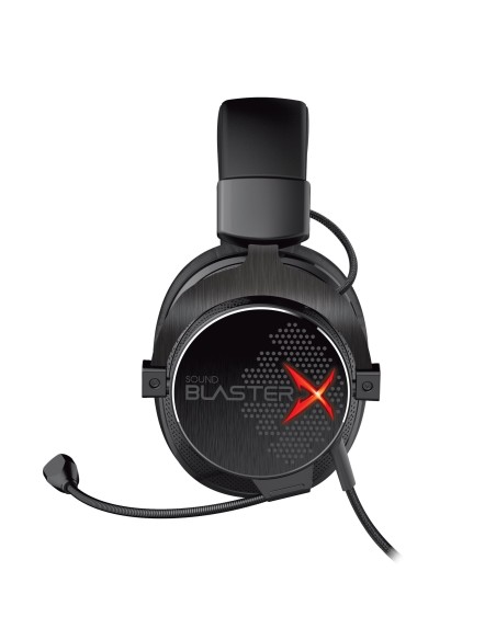 Creative Labs Sound BlasterX H7 auricular con micrófono Diadema Binaural Negro