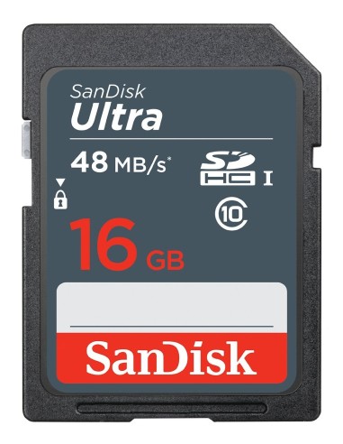 Sandisk ULTRA memoria flash 16 GB SDHC Clase 10