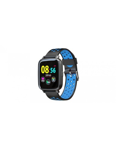 Billow XS35x reloj deportivo Negro, Azul Pantalla táctil Bluetooth