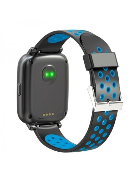 Billow XS35x reloj deportivo Negro, Azul Pantalla táctil Bluetooth