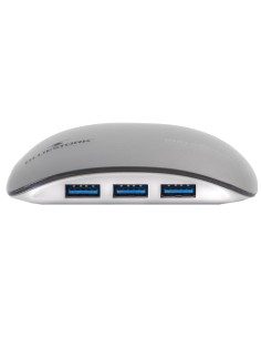 Bluestork HUB-USB3-4U-PS-W hub de interfaz USB 3.0 (3.1 Gen 1) Type-A 5000 Mbit s Aluminio, Blanco