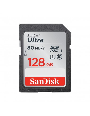 Sandisk ULTRA memoria flash 128 GB SDXC Clase 10 UHS-I