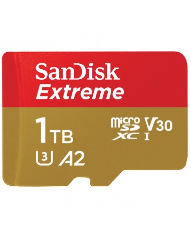 SANDISK EXTREME MICROSDXC 1TB + SD ADAPTER + RESCUE PRO DELUXE
