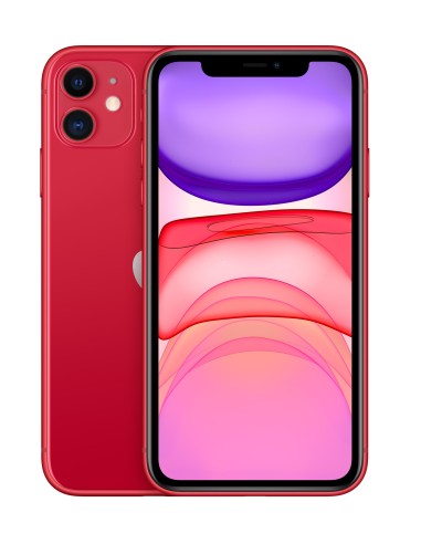 Apple iPhone 11 15,5 cm (6.1") 128 GB SIM doble Rojo
