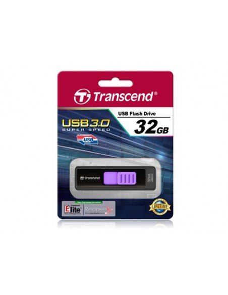 Transcend  JetFlash  760  unidad  flash  USB  32  GB  USB  tipo  A  2.0  Negro,  Púrpura