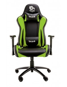 SILLA GAMING  TALIUS LIZARD 2D BASE METAL NYLON GAS CLASE4 NEGRA VERDE