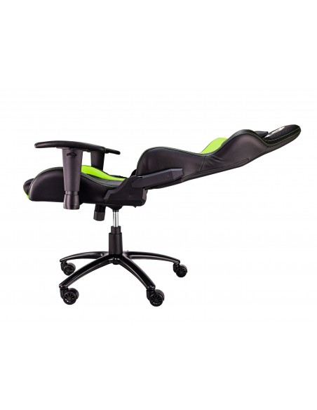 SILLA GAMING  TALIUS LIZARD 2D BASE METAL NYLON GAS CLASE4 NEGRA VERDE