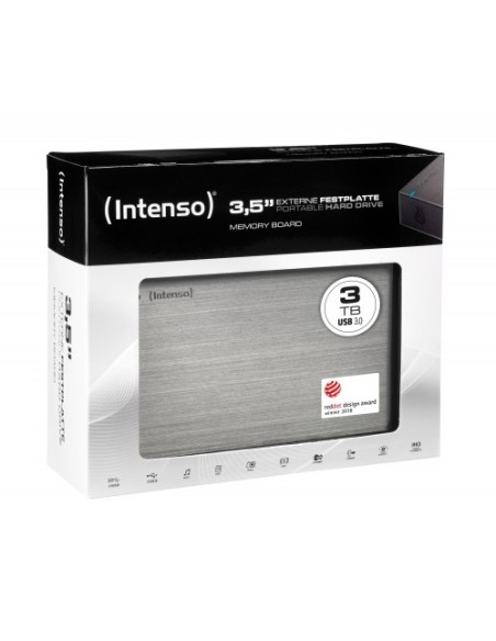 Intenso 3,5" Memory Board disco duro externo 3000 GB Antracita