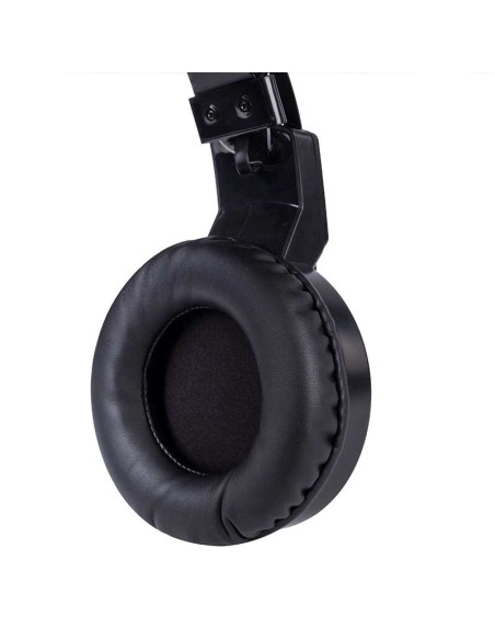 Scorpion MA-HG9028 auricular con micrófono Binaural Diadema Negro, Rojo