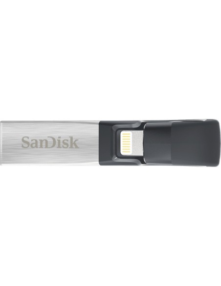 Sandisk iXpand unidad flash USB 64 GB USB Type-A   Lightning 3.0 (3.1 Gen 1) Negro, Plata