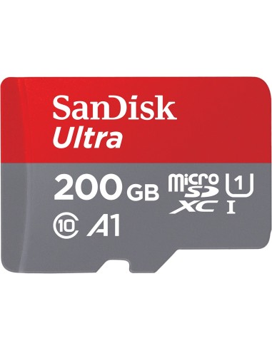 Sandisk Ultra memoria flash 200 GB MicroSDXC Clase 10 UHS-I