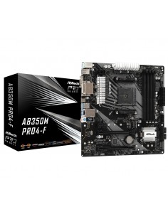 PLACA BASE ASROCK AM4 AB350M PRO4-F