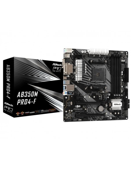 PLACA BASE ASROCK AM4 AB350M PRO4-F