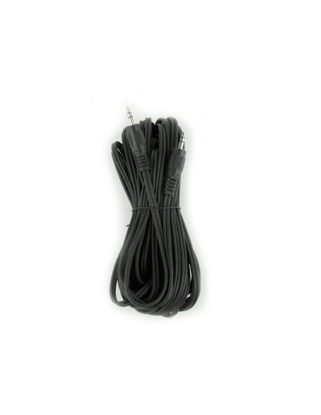 Gembird 10m, 3.5mm 3.5mm, M M cable de audio 3,5mm Negro