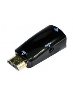 Gembird A-HDMI-VGA-02 HDMI VGA (D-Sub) Negro adaptador de cable vídeo