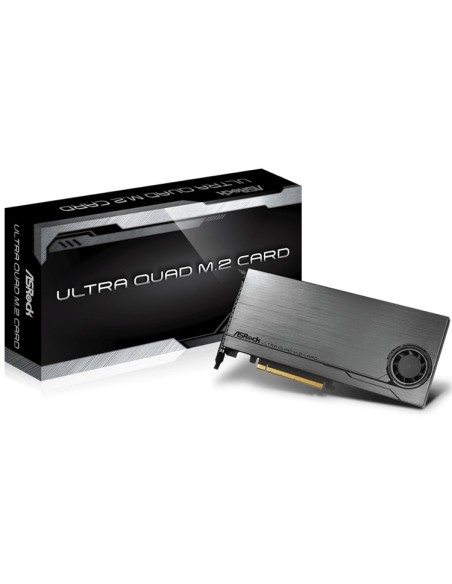 Asrock Ultra Quad M.2 Card tarjeta y adaptador de interfaz Interno