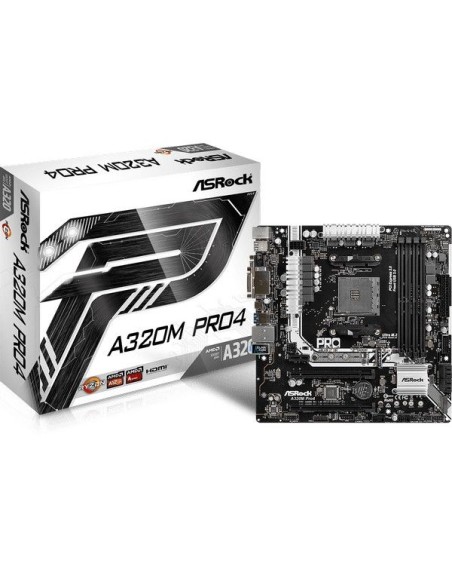 Asrock A320M Pro4 Zócalo AM4 AMD A320 Micro ATX