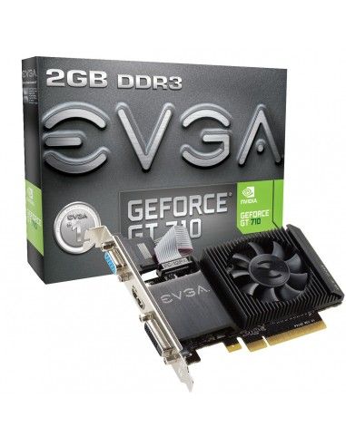 EVGA 02G-P3-2713-KR tarjeta gráfica GeForce GT 710 2 GB GDDR3