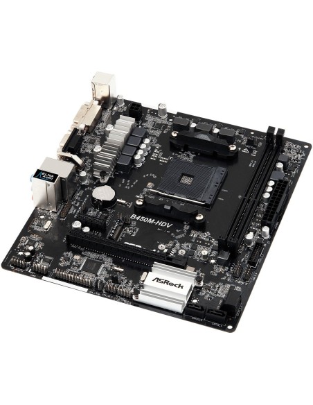 Asrock B450M-HDV Zócalo AM4 AMD B450 Micro ATX