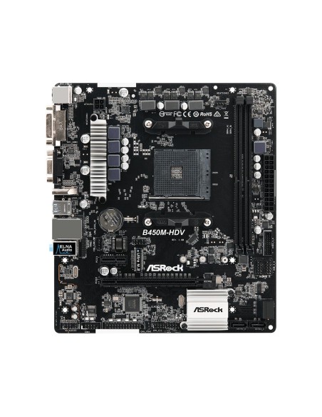 Asrock B450M-HDV Zócalo AM4 AMD B450 Micro ATX