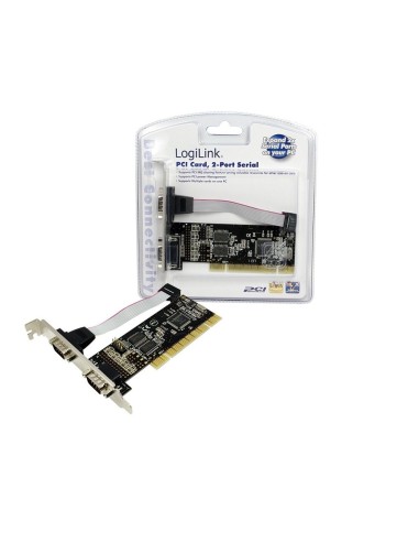 LogiLink PCI Serial card tarjeta y adaptador de interfaz