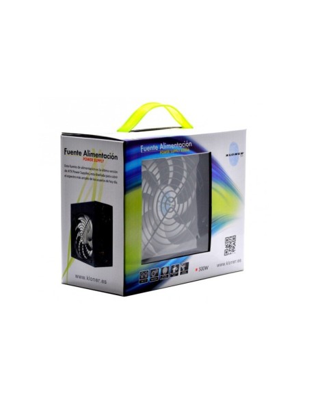 Kloner K0006 unidad de fuente alimentación 500 W Negro