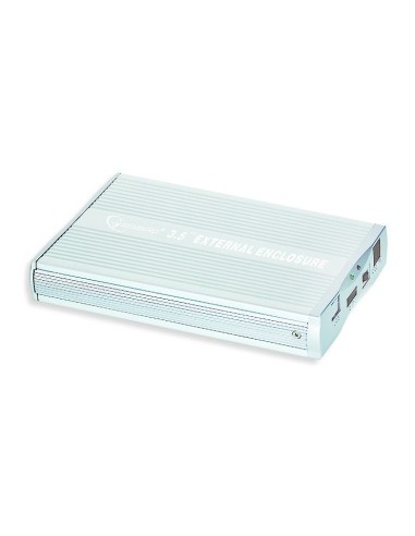 Gembird EE3-SATA-2 Caja para disco duro externo 3.5" de (HDD) Plata