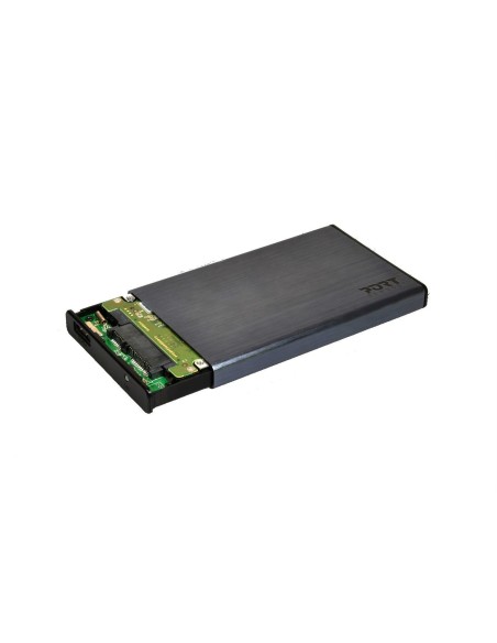 Port Designs 900035 caja para disco duro externo 2.5" SSD enclosure Negro