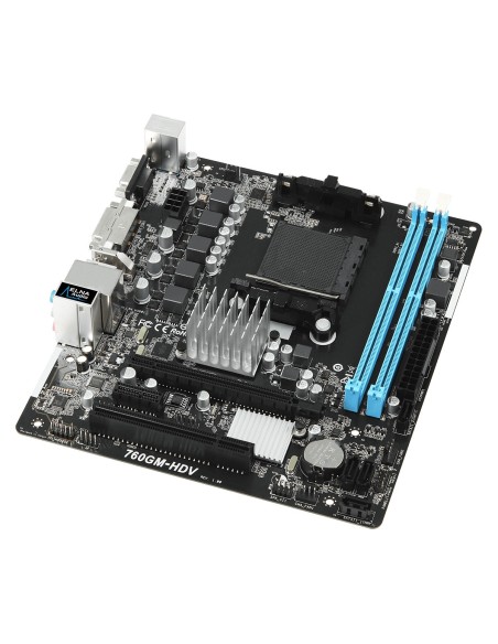 Asrock 760GM-HDV Socket AM3+ AMD 760G Micro ATX