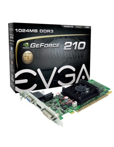 EVGA 01G-P3-1312-LR tarjeta gráfica GeForce 210 1 GB GDDR3