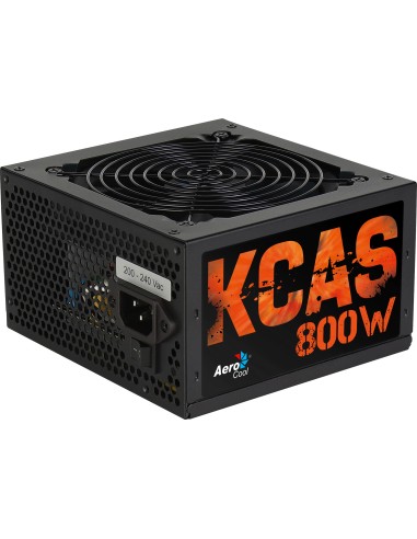 Aerocool KCAS 800S unidad de fuente de alimentación 800 W 20+4 pin ATX ATX Negro