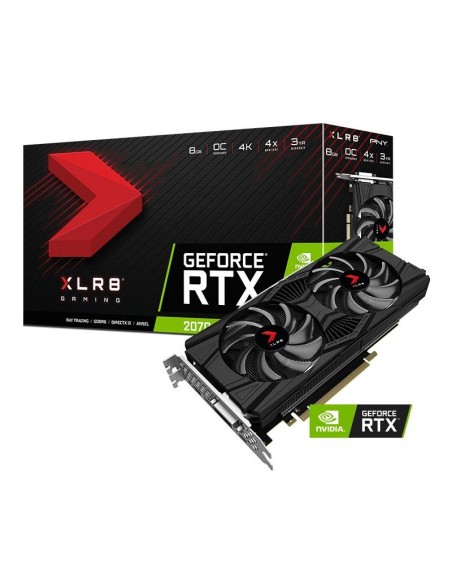 PNY VCG20708DFPPB-O tarjeta gráfica NVIDIA GeForce RTX 2070 8 GB GDDR6
