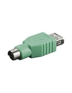 Goobay USB ADAP A-F PS2-M USB A F PS2 M Verde