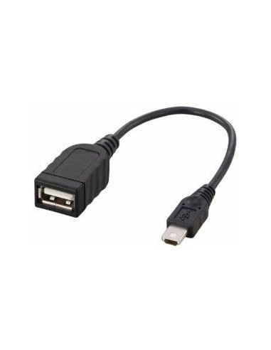 3GO AUSB-MINIUSB cable USB USB 2.0 USB A Mini-USB A Negro