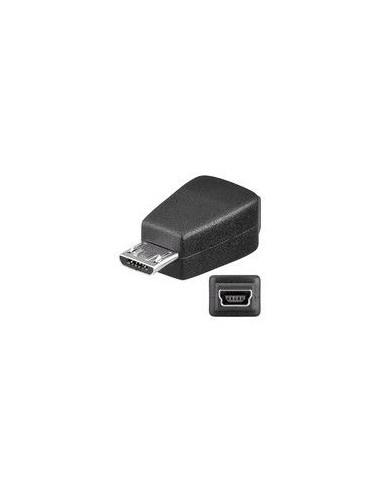 Microconnect USBBMBM cable gender changer USB B USB Micro B Negro