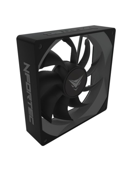 Nfortec Aquila 80 - Ventilador suplementario, Color Negro 8 cm