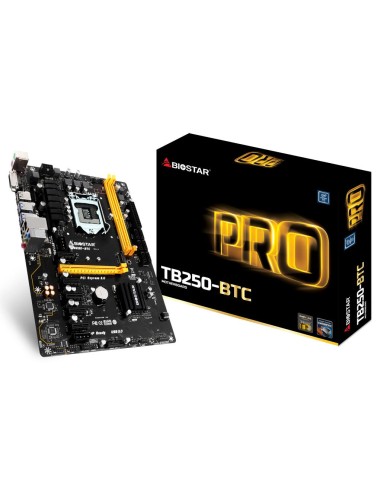 Biostar TB250-BTC placa base Intel® B250 LGA 1151 (Zócalo H4) ATX