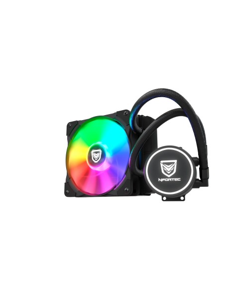 Nfortec Hydrus RGB Refrigeración Líquida 120mm con Retroiluminación RGB y Ventiladores de 120mm con PMW Integrado