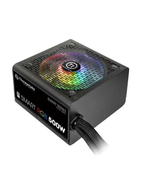 Thermaltake Smart RGB unidad de fuente de alimentación 500 W 20+4 pin ATX ATX Negro