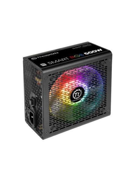 Thermaltake Smart RGB unidad de fuente de alimentación 500 W 20+4 pin ATX ATX Negro