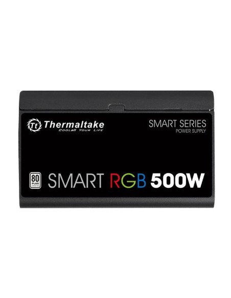 Thermaltake Smart RGB unidad de fuente de alimentación 500 W 20+4 pin ATX ATX Negro