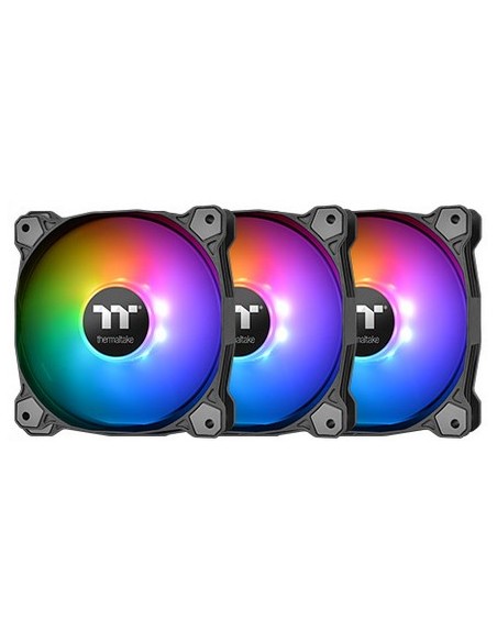 Thermaltake CL-F063-PL12SW-A ventilador de PC Carcasa del ordenador Enfriador 12 cm Negro, Blanco