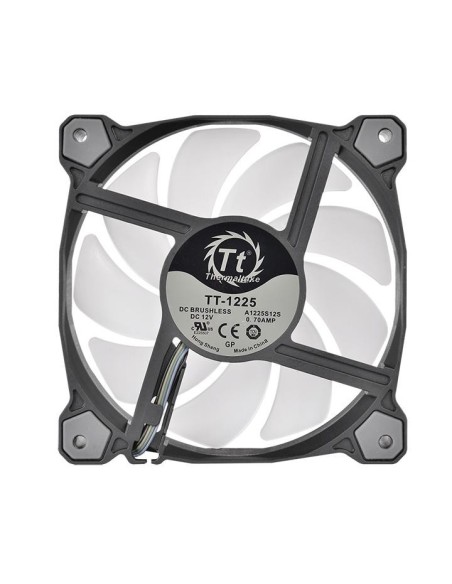 Thermaltake CL-F063-PL12SW-A ventilador de PC Carcasa del ordenador Enfriador 12 cm Negro, Blanco